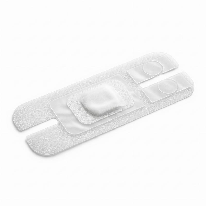 Пластир для фіксації внутрішньовенного катетера розміром 7,5x9,5 см одноразового використання стерильний